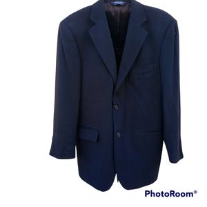 Pronto Uomo Men's Black Cashmere Jacket